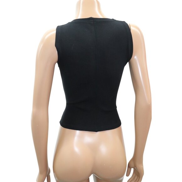 Y2K MORGAN De TOI Paris Plaid Stretch Bustier Corset Bustier Top S/M - Picture 5 of 6